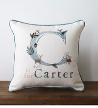 Load image into Gallery viewer, Critter Initial Pillow
